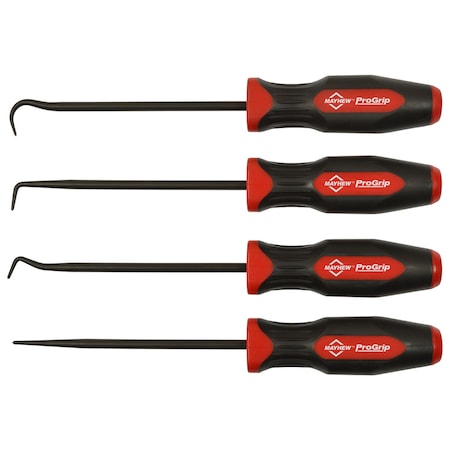 Mayhew Set ProGrip Hook & Pick 4pc MY13094